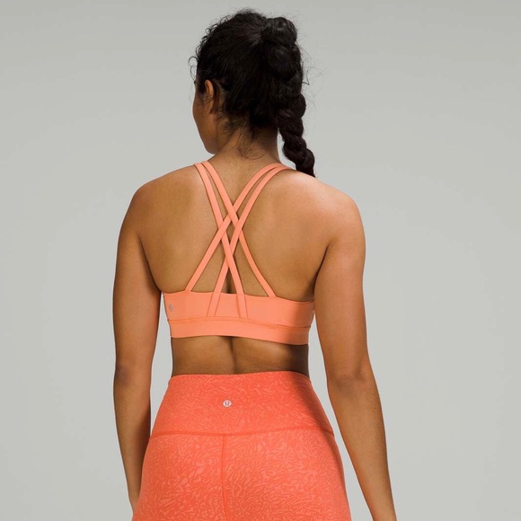 Lululemon Energy Bra Golden Apricot 4 - Picture 3 of 12